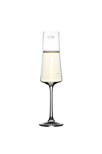 Flute a champagne irregulier verre ambre - J-Line