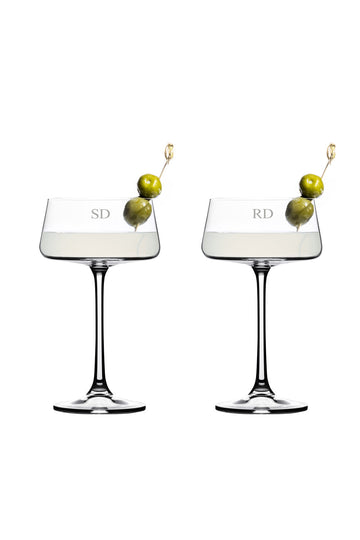 Personalized Salome Martini Glass - Set of 2