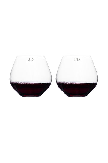 Personalized Vola Stemless Wine Glass - Set of 2